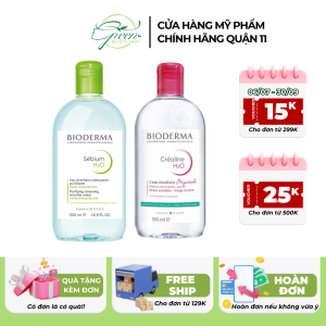 [BIODERMA] Nước Tẩy Trang Bioderma Dành Cho Da Dầu & Hỗn Hợp Sébium H2O