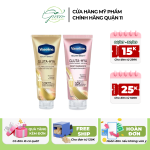 [VASELINE] Sữa Dưỡng Thể Vaseline 10X Healthy Bright Gluta HYA Thái Lan 330ml Giúp Trắng da