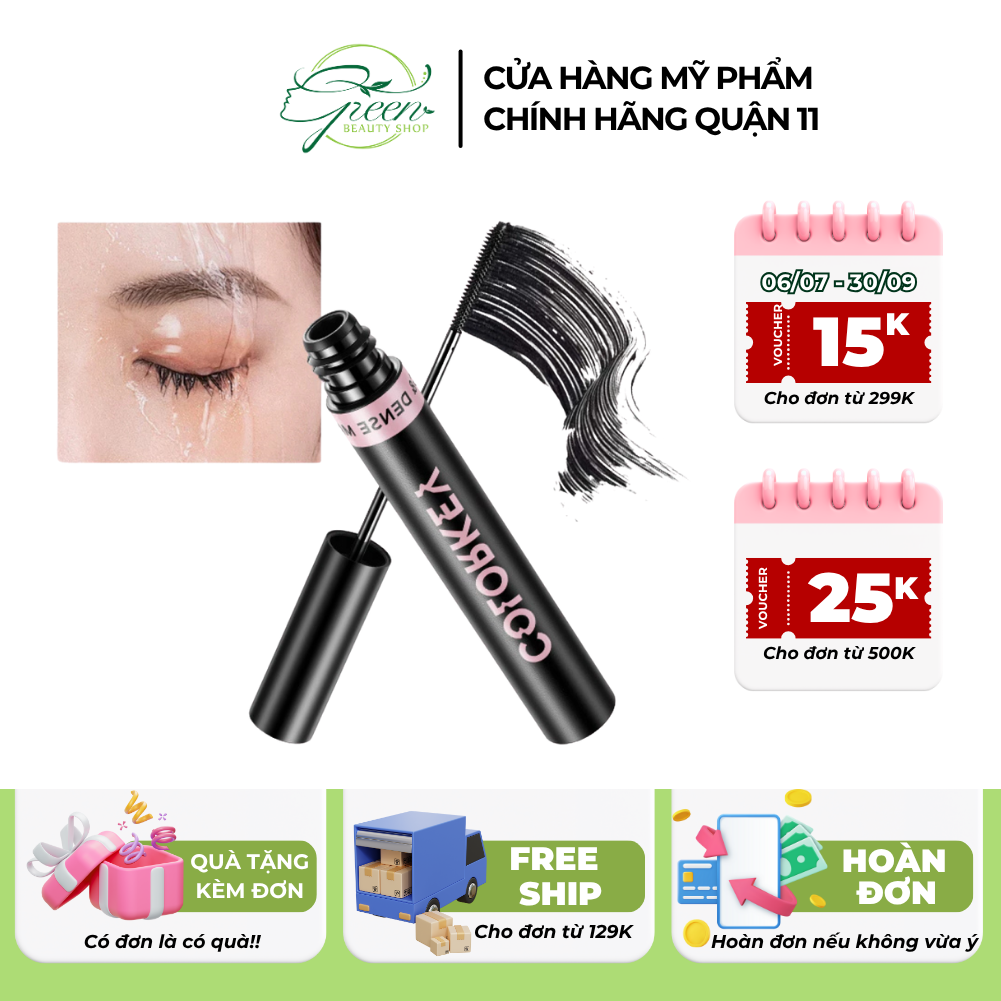 Chuốt Mi Dài Và Dày Mi Colorkey Long & Dense Mascara 4.5g