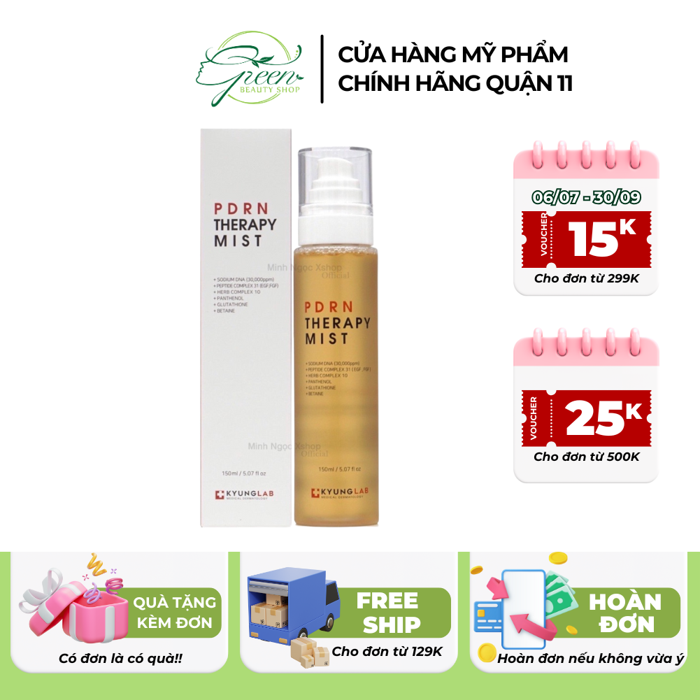 Xịt khoáng KyungLab Pdrn Mist chống lão hoá tái tạo