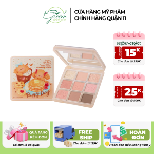 Bảng Phấn Mắt ODBO 9 Ô Sweet Munch Kitten Day & Puppy Day - 9g