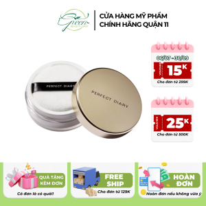 Phấn phủ kiềm dầu PERFECT DIARY chống thấm nước kiểm soát dầu lên đến 12h với 3 màu tùy chọn 7g