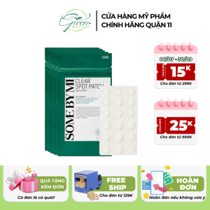 [DÁN MỤN] Miếng Dán Mụn Some By Mi Spot Patch Hỗ Trợ Giảm Mụn Dành Cho Mọi Loại Da 18 Miếng